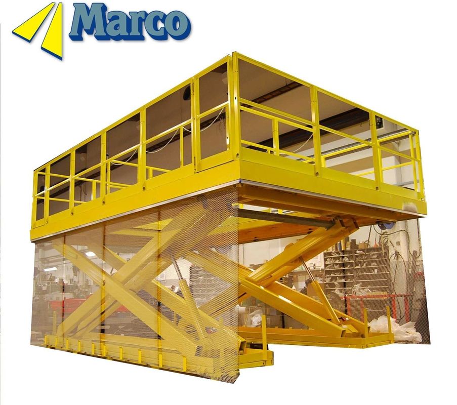 Nền tảng nâng kéo thủy lực Marco công suất cao với hai bảng sàn trượt