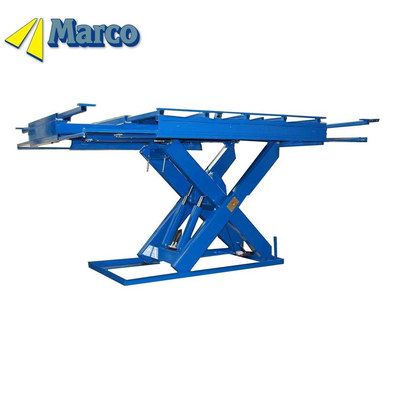 Marco Bàn nâng kéo dọc với cơ chế nâng thủy lực và nền tảng mở rộng