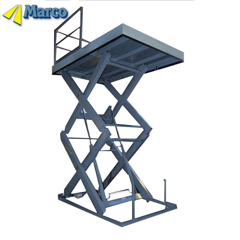 Mức trọng lượng đặc biệt Marco Goods Lift Hydraulic Scissor Lift Platform ở hai mức cố định