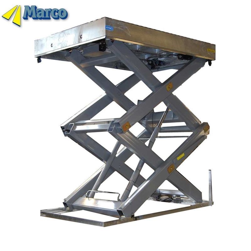 900mm gần chiều cao Marco dọc máy kéo thủy lực nâng nền tảng làm việc cho không động