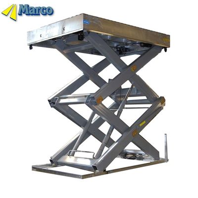900mm gần chiều cao Marco dọc máy kéo thủy lực nâng nền tảng làm việc cho không động
