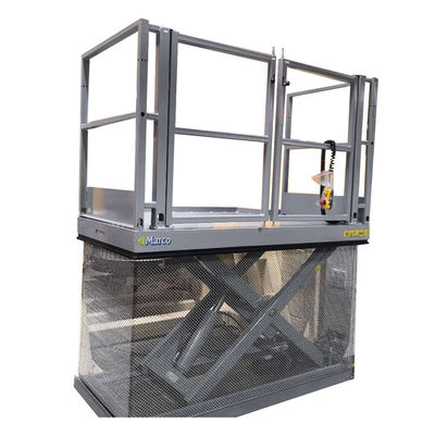 M1-010125-D2 Ce Hydraulic Mini Scissor Lift với Handrail Running Mode Đứng yên